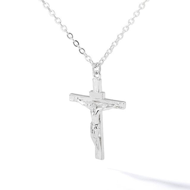 Men’s Cross Pendant Necklace – Trendy Jewelry
