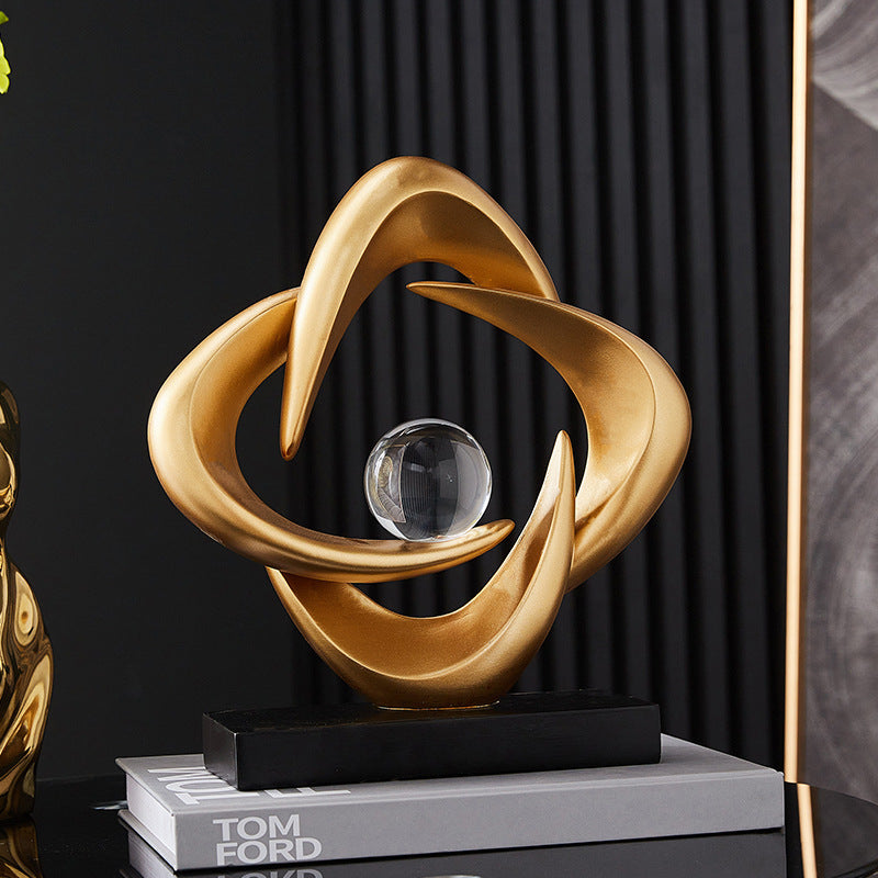Good Luck Abstract Ornament – Modern Decorative Home Furnishing