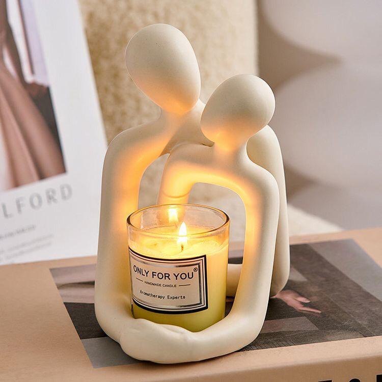 Modern C – Elegant Love Figurine for Home, Office & Valentine’s Day