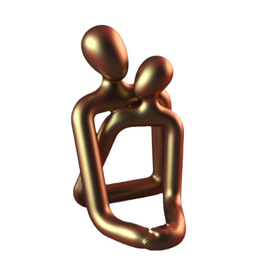 Modern C – Elegant Love Figurine for Home, Office & Valentine’s Day