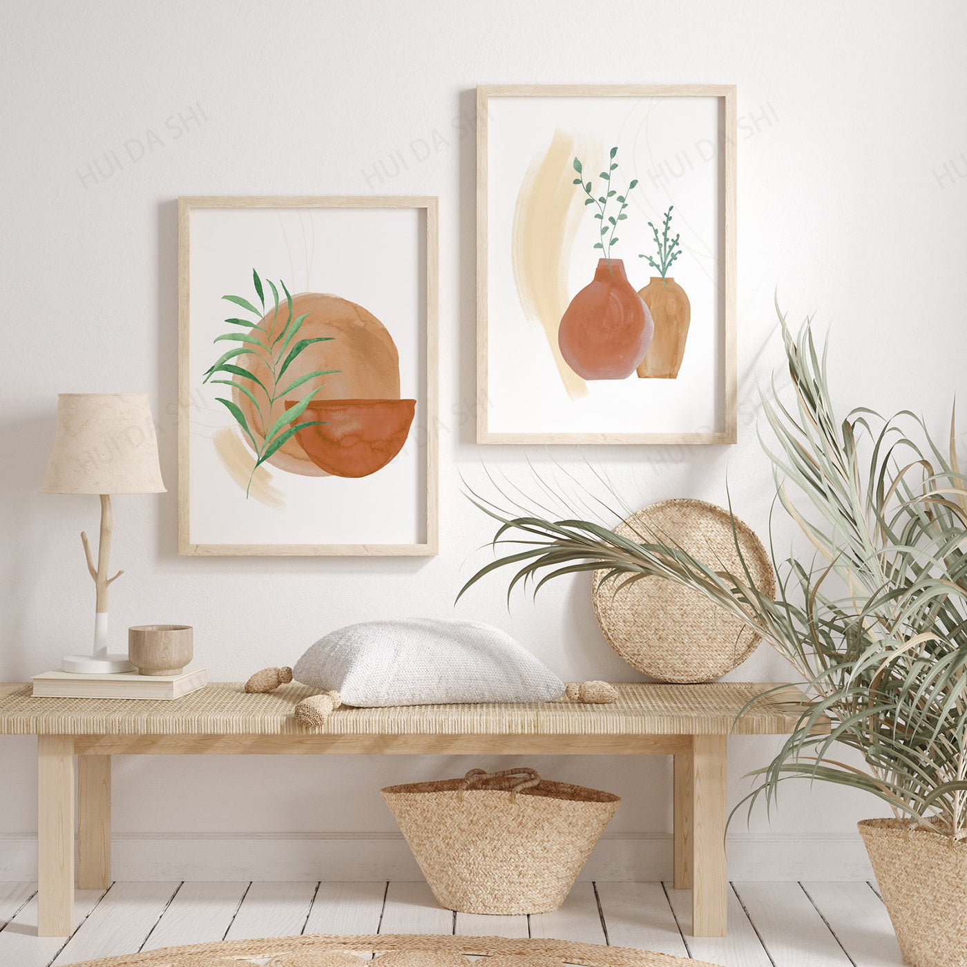 Canvas Wall Art – Bohemian Style Decorative Painting for Modern Interiors