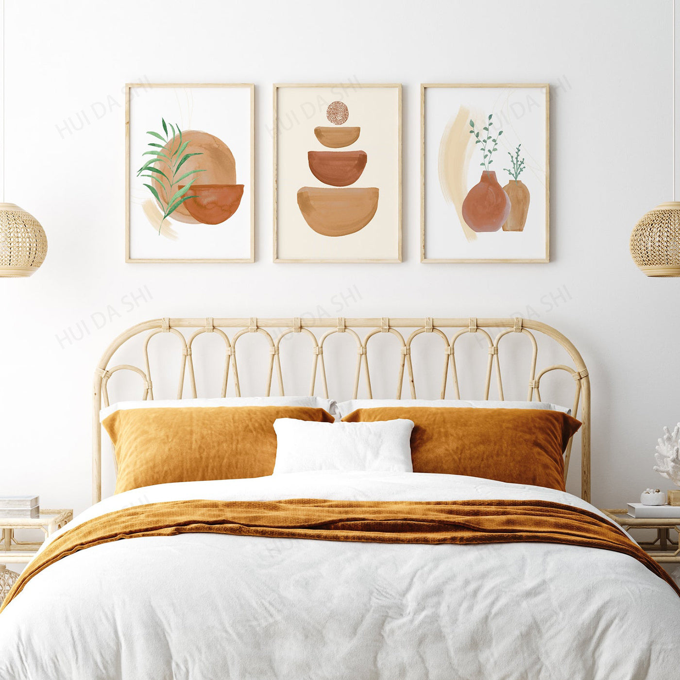 Canvas Wall Art – Bohemian Style Decorative Painting for Modern Interiors