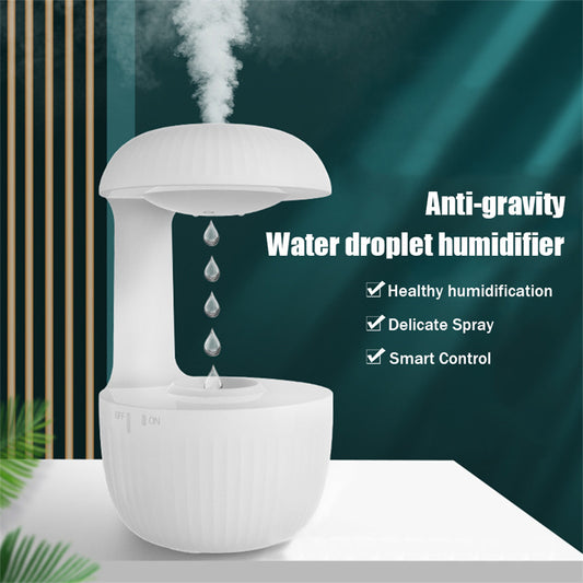 Anti-Gravity Air Humidifier – Silent Levitating Water Drop Cool Mist Maker & Fatigue Relief