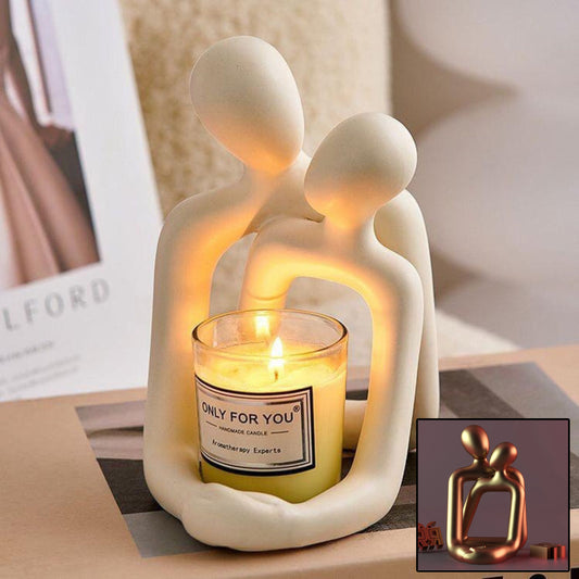 Modern C – Elegant Love Figurine for Home, Office & Valentine’s Day